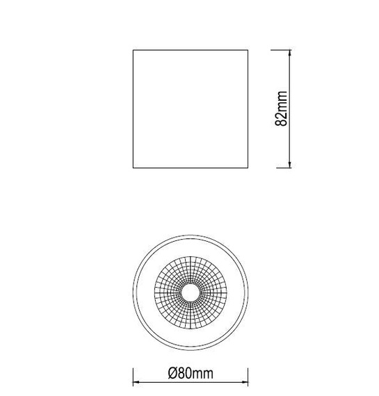 Biała Oprawa Sufitowa Dann Lux Design ERTO WH10 DLD5203
