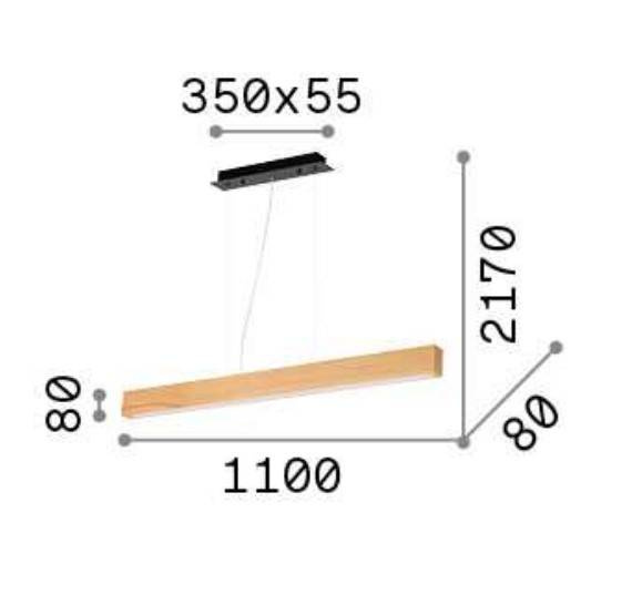 Oprawa Wisząca Craft 284460 Ideal Lux
