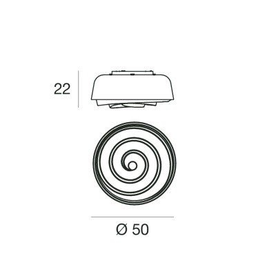 Plafon Linea Light ROSE 7656