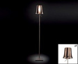 CLOCHE TR miedziana Lampa Podłogowa