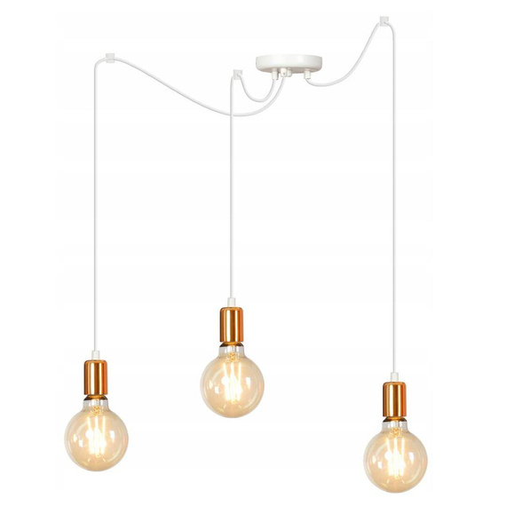 Wisząca lampa SPARK 3 WHITE biały (447/3) - Emibig