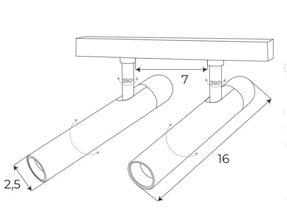 Maxlight Magnetic 10W Oprawa Magnetyczna Liniowa do szynoprzewodu System Dali M0020D