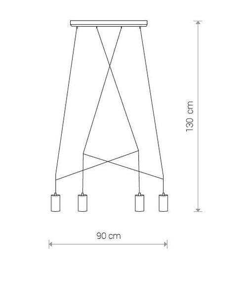 Imbria Black 9192 Nowodvorski Lampa wisząca