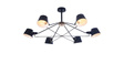 Maytoni Abigail MOD134PL-06B Czarny Zwis