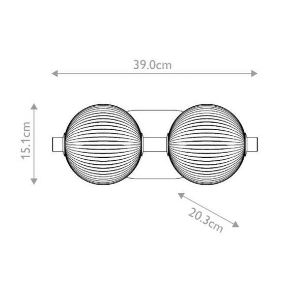 Lampa ścienna Eurofase Palmas QN-PALMAS-2W-PN