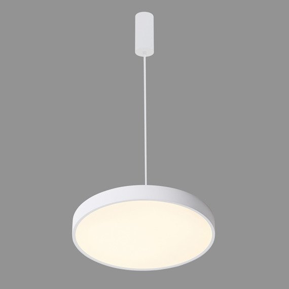 Italux Orbital 40cm Nowoczesna Lampa wisząca biała LED