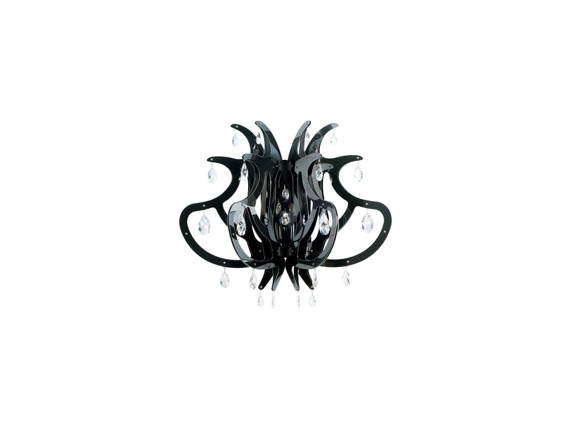 Lampa ścienna Slamp Medusa w kolorze czarnym