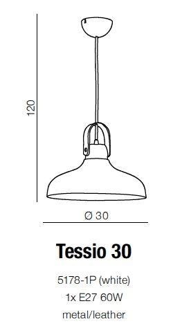 Tessio AZ1289 Lampa wisząca AZzardo
